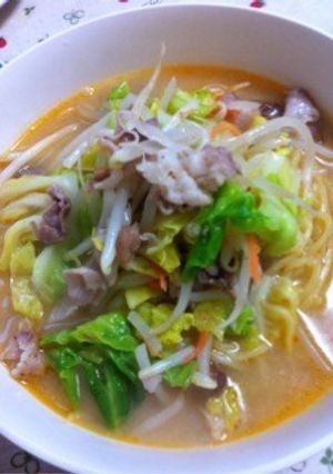 ＊野菜たっぷりみそラーメン＊-レシピのメイン写真