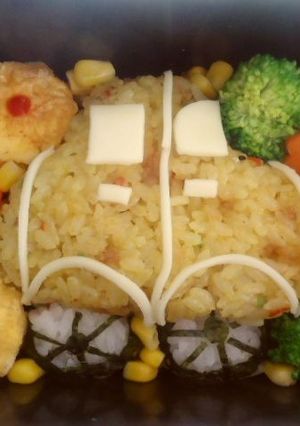 お花畑ドライブ☆チーズカレーカーおにぎり-レシピのメイン写真