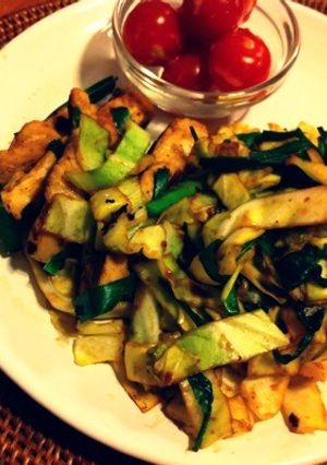 塩麹で漬け込んだ鶏胸肉の野菜炒め-レシピのメイン写真