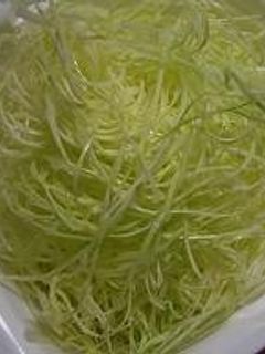 千切りキャベツを美味しく食べるには・・・-レシピのメイン写真