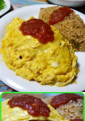 丸ごとバナナのオムライス-レシピのメイン写真
