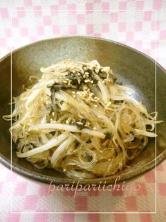 もやしと春雨の野沢菜漬けオイスター炒め♡-レシピのメイン写真