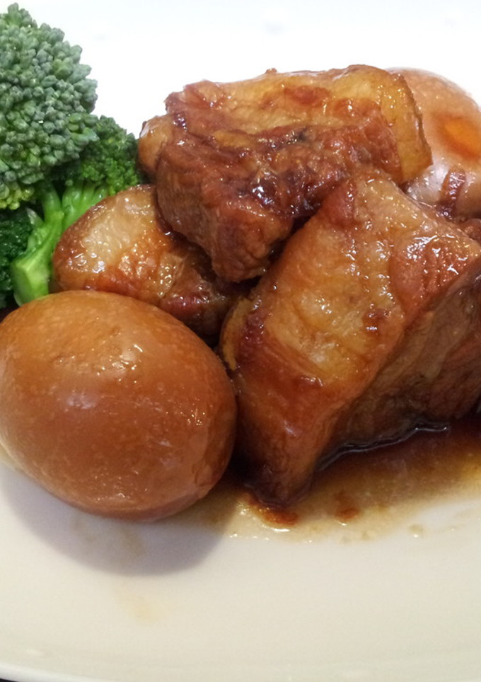 簡単！豚バラ肉のマーマレード煮☆煮卵付♪-レシピのメイン写真
