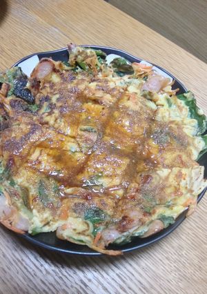 ウインナー＆チーズたっぷりチヂミ-レシピのメイン写真