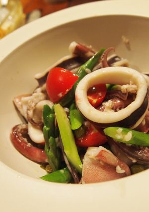 塩麹で♪イカとアスパラのマリネ-レシピのメイン写真