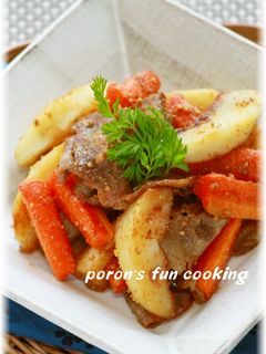豚肉とじゃが芋の胡麻マヨ炒め*レモン風味-レシピのメイン写真