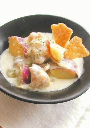 チキンとさつまいものシチュー風みるく煮-レシピのメイン写真