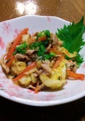 豚キャベツの梅ポン酢炒め-レシピのメイン写真