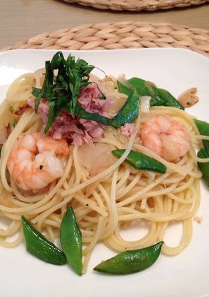ゆず胡椒風味の海老パスタ-レシピのメイン写真
