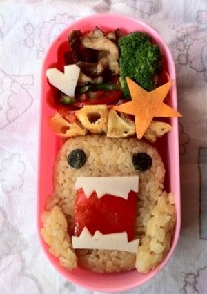 学童のお弁当～どーもくん～-レシピのメイン写真