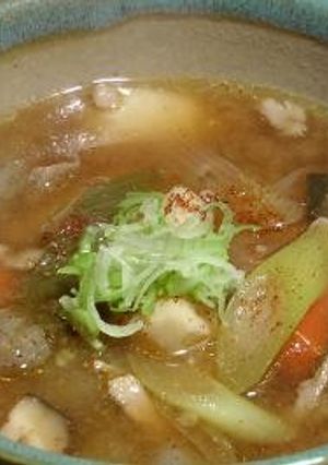豚汁つけ麺パスタ-レシピのメイン写真