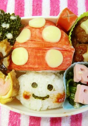 ★可愛ぃ簡単♪きのこさん♪キャラ弁に～★-レシピのメイン写真