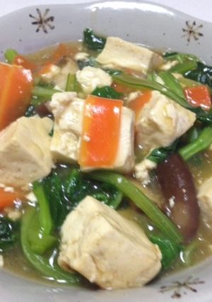 小松菜と豆腐のうま煮-レシピのメイン写真