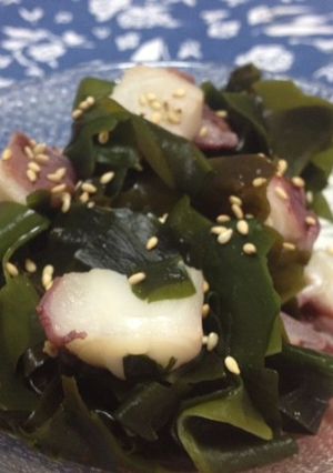 たことわかめの酢の物-レシピのメイン写真