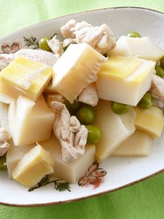 たけのことグリーンピースの✿春✿煮物-レシピのメイン写真