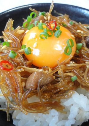 鶏肉＆春雨でピリッと甘辛煮♪-レシピのメイン写真