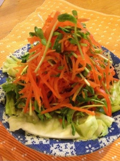 春色(^ ^)ニンジンと豆苗のサラダ-レシピのメイン写真