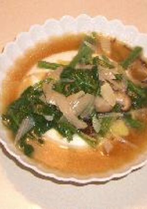 柔らか豆腐のほうれん草あんかけ。-レシピのメイン写真