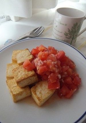 豆腐ステーキのサルササラダ-レシピのメイン写真