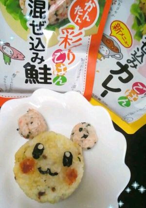 キャラ弁に☆うーたん☆彩りデコおにぎり-レシピのメイン写真