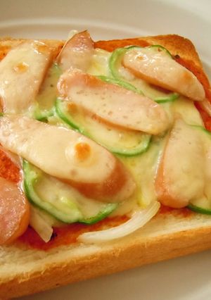 ウインナーで★ピザトースト-レシピのメイン写真