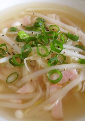 もやし＆しょうがスープ-レシピのメイン写真