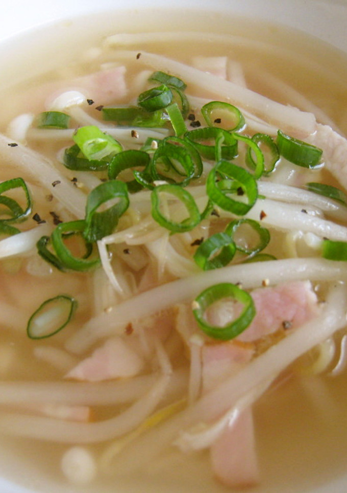 もやし＆しょうがスープ-レシピのメイン写真