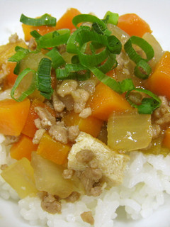 人参マーボー丼-レシピのメイン写真