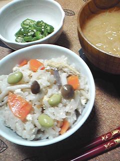 我が家の炊き込みご飯♬-レシピのメイン写真
