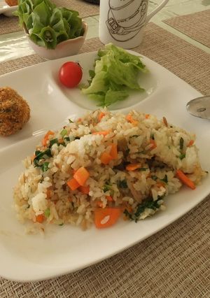 ツナと残り野菜のピラフ-レシピのメイン写真