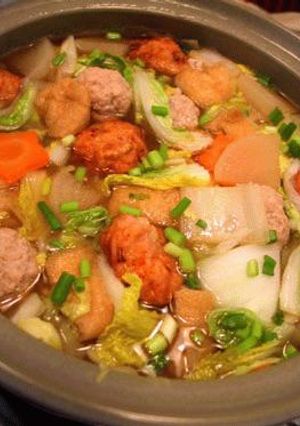あたしんちの♪肉だんご鍋-レシピのメイン写真