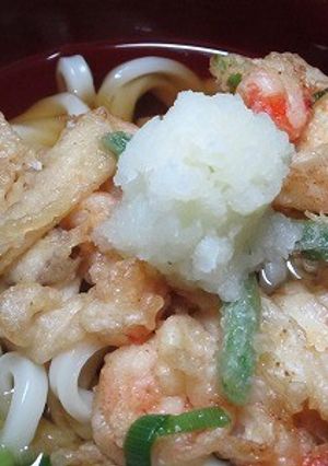 さっぱりぶっかけ天ぷらうどん-レシピのメイン写真