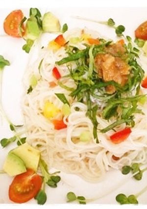 そうめんパスタ～梅風味～-レシピのメイン写真