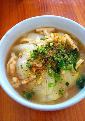 コンソメで白菜のあんかけうどん-レシピのメイン写真