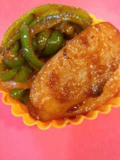 お弁当に♪魚ニソとピーマンのケチャ炒め-レシピのメイン写真