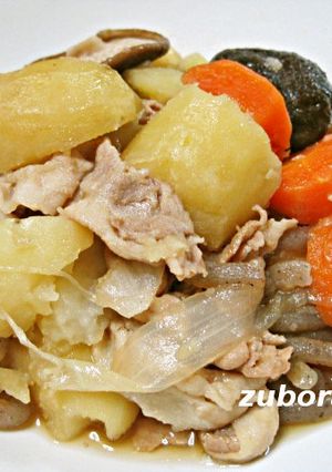 無水簡単肉じゃが♪-レシピのメイン写真