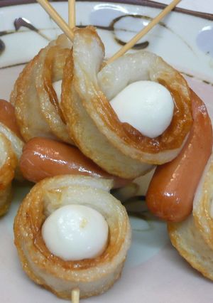 ちくわのうずら巻き揚げ-レシピのメイン写真