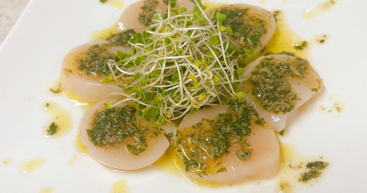 ホタテのカルパッチョ♪ケーパーソース by yummysunny 【クックパッド