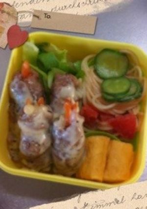 エノキと人参の肉巻き☆チーズソース風-レシピのメイン写真
