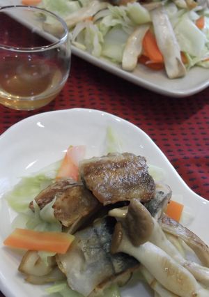さんまと蒸し野菜のサラダ～レモン風味～-レシピのメイン写真