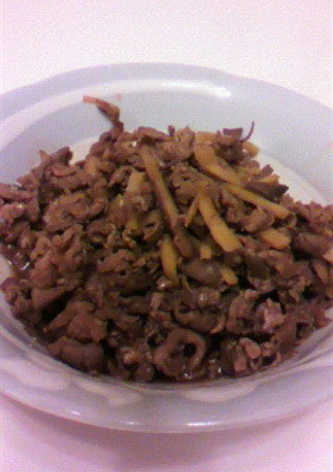 椎茸軸と牛肉のしぐれ煮-レシピのメイン写真