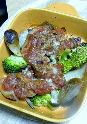 ウインナーとブロッコリーのトースター焼き-レシピのメイン写真