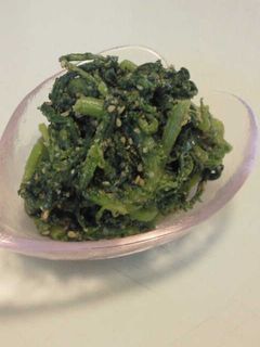 簡単!春菊のごま和え-レシピのメイン写真