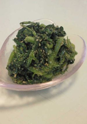 簡単！春菊のごま和え-レシピのメイン写真