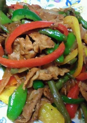 塩麹豚の彩野菜炒めレモン風味♪-レシピのメイン写真