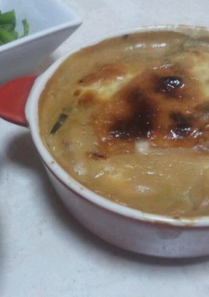 春の米粉グラタン～なばなと鮭の味噌仕立て-レシピのメイン写真