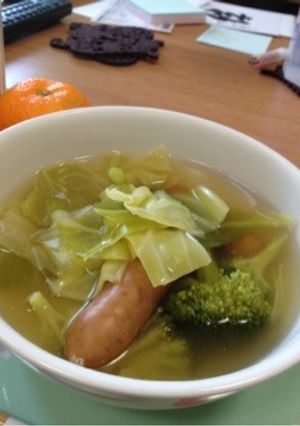 野菜の鶏ガラスープ-レシピのメイン写真