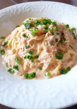 キムチチークリパスタo(*^▽^*)o-レシピのメイン写真