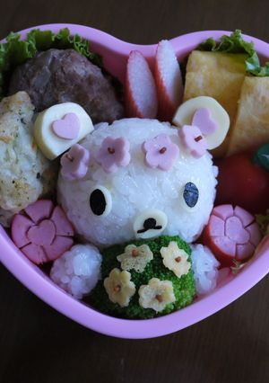 キャラ弁　くま♪-レシピのメイン写真