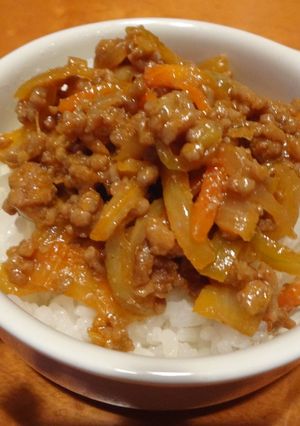 韓国風肉味噌丼-レシピのメイン写真